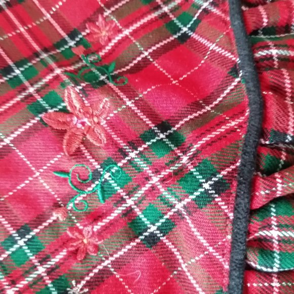 Toddler Girls 18 mos Christmas Tartan Oshkosh Dress - Picture 5 of 6